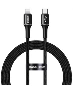 Кабель CATLGH 01 halo data cable Type C to Lightning 18W 1m Black halo data cable Type C to iP PD 18 Baseus