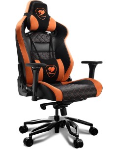 Игровое кресло Throne черный оранжевый 3MTITANS BF01 Cougar