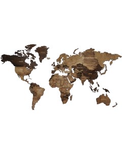 Панно Карта мира XXL 3201 Woodary