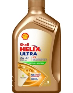 Моторное масло Helix Ultra ECT 0W 30 1л 550046641 Shell