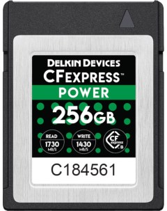 Карта памяти Power CFexpress 256GB DCFX1 256 Delkin devices