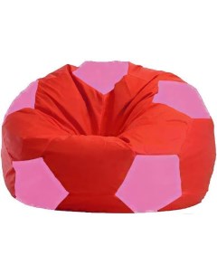 Кресло мешок кресло Мяч Стандарт М1 1 175 красный розовый Flagman
