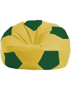 Кресло мешок кресло Мяч Стандарт М1 1 262 жёлтый зелёный Flagman
