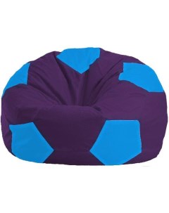 Кресло мешок кресло Мяч Стандарт М1 1 74 фиолетовый голубой Flagman