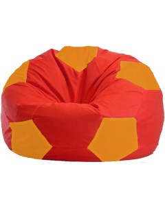 Кресло мешок кресло Мяч Стандарт М1 1 176 красный оранжевый Flagman