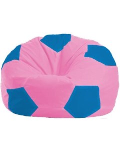 Кресло мешок кресло Мяч Стандарт М1 1 202 розовый голубой Flagman