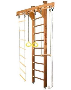 Детский спортивный комплекс Wooden Ladder Ceiling 2 3 м ореховый Kampfer