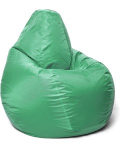 Бескаркасное кресло Груша XXXL оксфорд зеленый Loftyhome