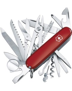 Туристический нож SwissChamp 33 функции карт коробка красный 1 6795 Victorinox