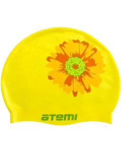 Шапочка для плавания PSC415 желтый цветок Atemi