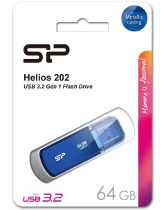 USB Flash Helios 202 64GB Blue SP064GBUF3202V1B Silicon power