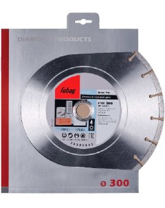 Алмазный диск Beton Pro 300x2 4x25 4 30 10300 6 Fubag