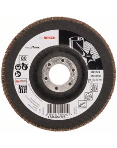 Шлифовальный круг P80 B f Inox 2 608 608 278 Bosch
