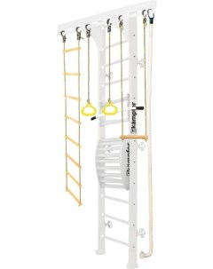 Детский спортивный комплекс Wooden ladder Maxi Wall 6 3 м жемчужный белый Kampfer