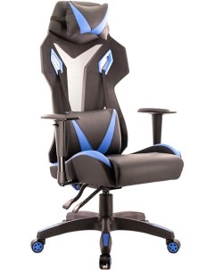 Офисное кресло INFINITI X1 BLUE PU черный синий Everprof