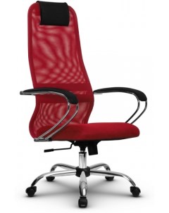 Офисное кресло SU BK 8 CH красный Metta