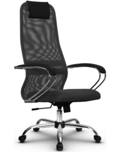 Офисное кресло SU BK 8 темно серый Metta
