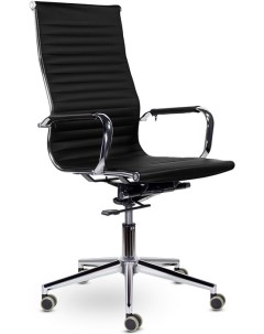 Офисное кресло Кайман В CH 300 soft хром Ср S 0401 черный Utfc