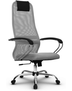 Офисное кресло SU BK 8 CH светло серый Metta