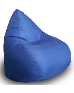 Бескаркасное кресло Капля оксфорд синий Byroom