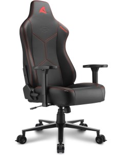 Офисное кресло Skiller SGS30 черный красный SGS30 BK RD Sharkoon