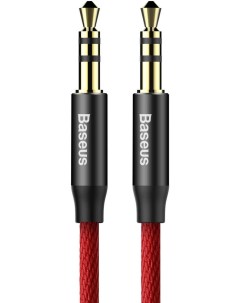 Кабель CAM30 B91 Yiven Audio Cable M30 AUX 3 5mm M to AUX 3 5mm M 1m Red Black Yiven Audio Cable M30 Baseus