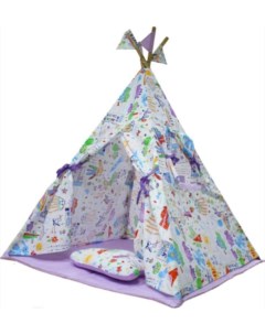 Детский вигвам мешок для игрушек фиолетовый M010230 Midzumi
