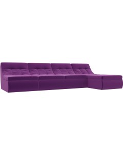 Модуль кресло Холидей микровельвет фиолетовый 101919 Лига диванов