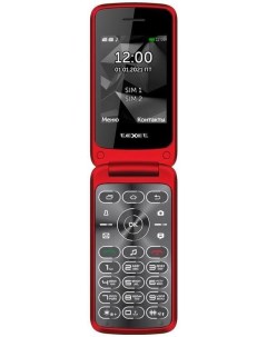 Мобильный телефон TM 408 красный 126980 Texet