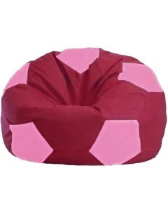 Кресло мешок кресло Мяч Стандарт М1 1 306 бордовый розовый Flagman