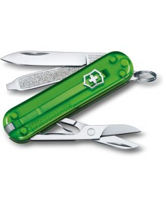 Туристический нож перочинный Classic Green Tea 58мм 7функц 0 6223 T41G Victorinox