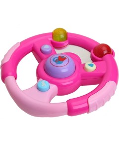 Развивающая игрушка Музыкальный руль розовый K999 68G Pituso