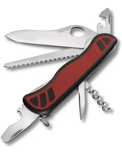 Туристический нож Forester M Grip 12 функций красный черный 0 8361 MC Victorinox