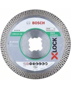 Алмазный диск Best For Hard Ceramic D125 22 23 1 8 10 мм X LOCK 2 608 615 135 Bosch