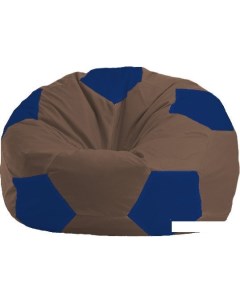 Кресло мешок Мяч Стандарт М1 1 328 коричневый синий Flagman