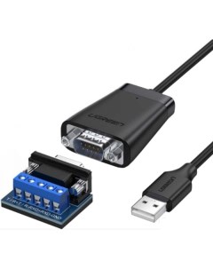 Кабель CM253 60562 USB 2 0 to RS 422 RS485 1 5m Black Ugreen