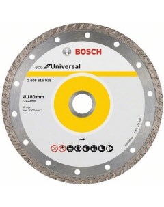Алмазный диск Universal Turbo 180 22 23 ECO 2 608 615 038 Bosch