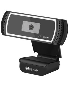 Web камера 2Mpix USB2 0 с микрофоном черный OK C013FH Oklick