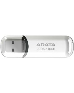 Накопитель USB Flash флешка Classic C906 16GB White A-data