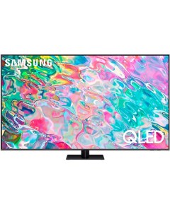 Телевизор QE75Q70BAUXCE темно серый Samsung