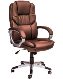Кресло офисное Leon Eco коричневый Akshome