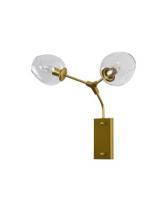 Светильник настенный Kinklight Нисса 07512-2,33(21) матовое золото (2*40Вт, E27) Kink light