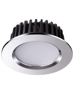 Светильник точ. DRUM 357601 (10Вт, 3000К, IP44, LED) хром Novotech