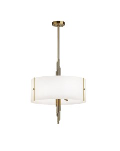 Светильник подвесной EXCLUSIVE MARGARET 5415/6 бронзовый/белый матовый/металл/стекло (6*40Вт, E27) Odeon light