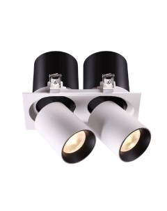 Встраиваемый светильник LANZA 358083 (24Вт, 3000К, IP20, LED) белый/черный Novotech