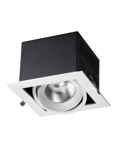 Светильник точ. GESSO 358440 (24Вт, 4000К, IP20, LED) белый/черный Novotech