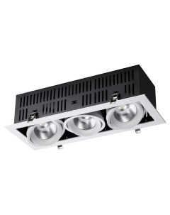 Светильник точ. GESSO 358442 (3*24Вт, 4000К, IP20, LED) белый/черный Novotech