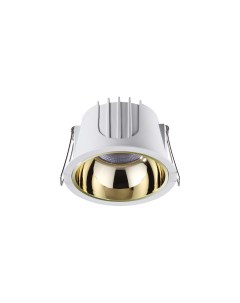 Светильник точ. KNOF 358696 (20Вт, 4000К, IP20, LED) белый/золото Novotech