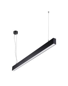 Светильник подвесной ITER 358878 (40Вт+12Вт, 4000К, IP20, LED) черный Novotech