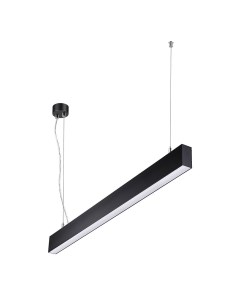 Светильник подвесной ITER 358880 (30Вт+12Вт, 4000К, IP20, LED) черный Novotech